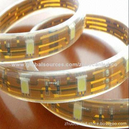 DC12V IP64 Waterproof Blue Flexible LED Strips with LED Adapters